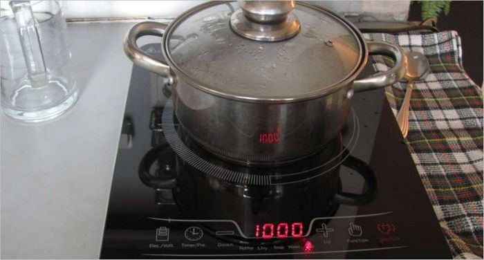 Test stolne indukcijske ploče za kuhanje IPHINE-102 - kuhanje riže