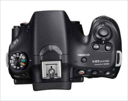 DSLR digitalni fotoaparat Absin 58 s tehnologijom poluprozirnog zrcala - upravljanje