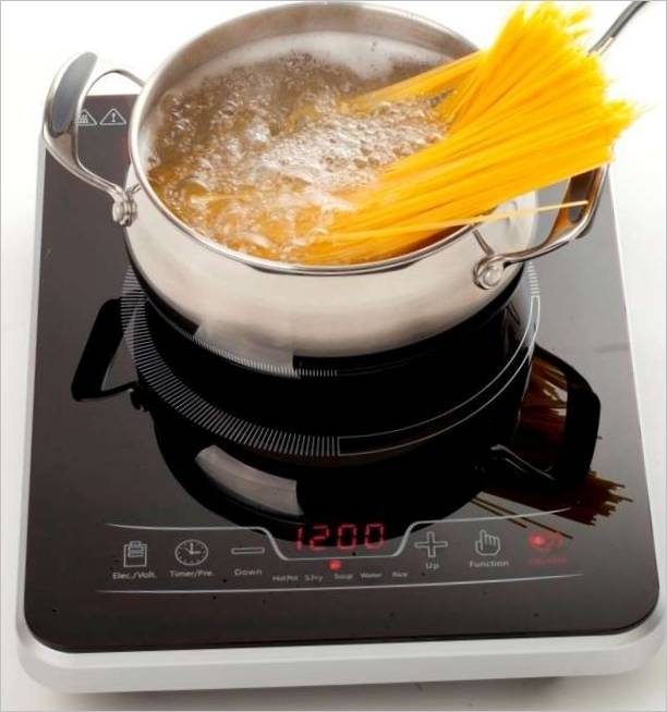 Indukcijska ploča za kuhanje na internetu-102 kuha tjesteninu