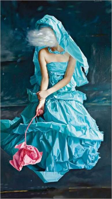 2. Zeng Chuanxing Blue Paper Bride-Dream, 2008 © Courtesy of Phillips de Pury & Company