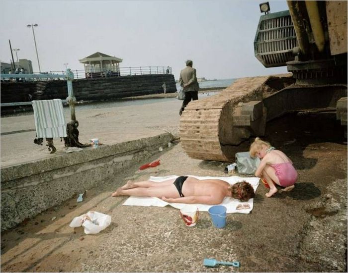 Martin Parr. Iz serije &pojačalo; najnovije sklonište. Fotografije novog Brightona&pojačala;. 1983-1985