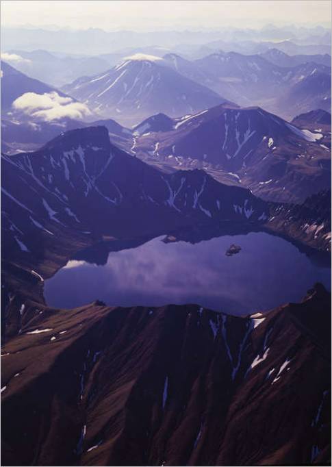 Kamčatka. Jezero Crater